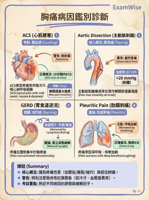 專師 - 心絞痛與穩定型冠心病 - AI 圖文解析預覽