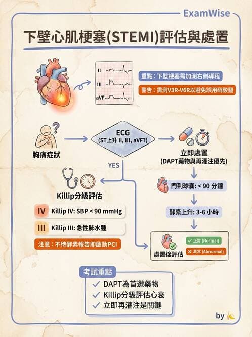 專師 - 急性心肌梗塞與處置 - AI 圖文解析預覽