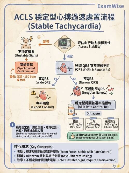 專師 - 心律不整與ECG判讀 - AI 圖文解析預覽