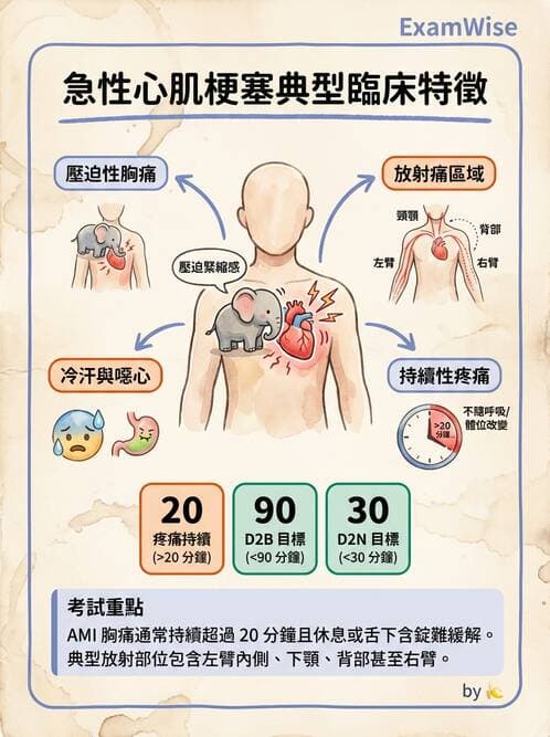 專師 - 急性心肌梗塞與處置 - AI 圖文解析預覽