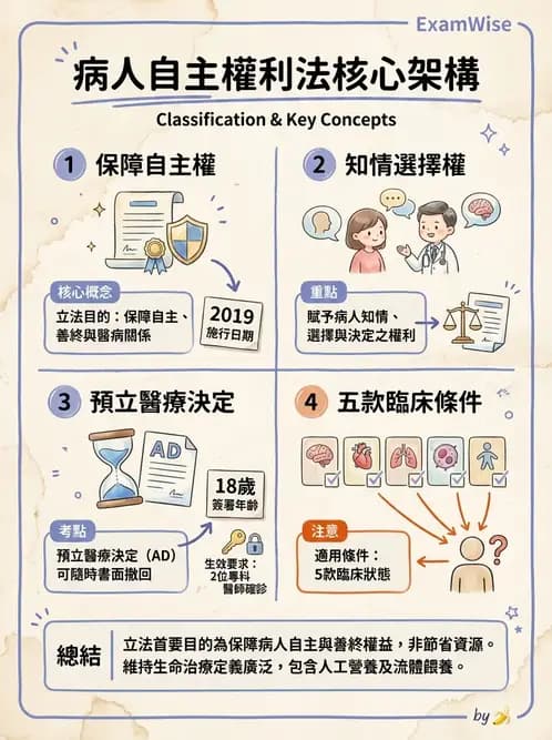 專師 - 病人自主與安寧法規 - AI 圖文解析預覽