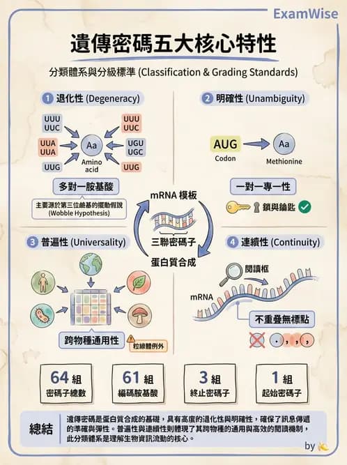 營養 - 核酸與基因表現 - AI 圖文解析預覽