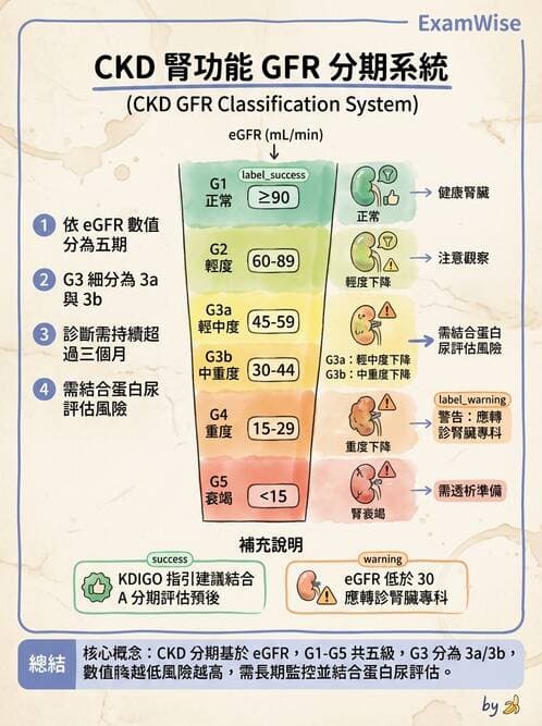 專師 - 慢性腎臟病與併發症 - AI 圖文解析預覽