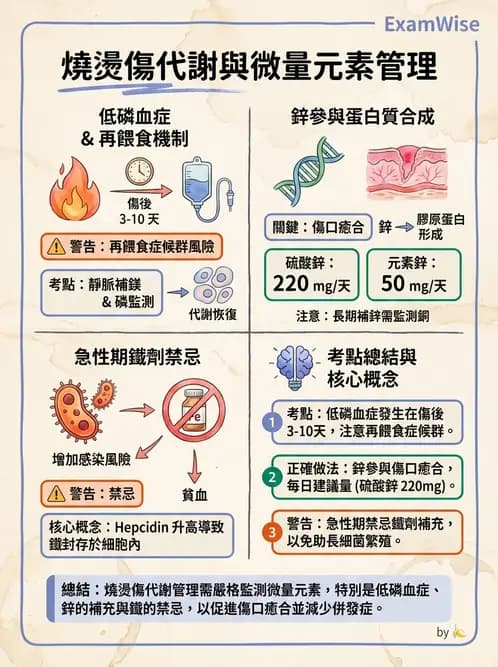 營養 - 燒燙傷與外傷重症營養 - AI 圖文解析預覽