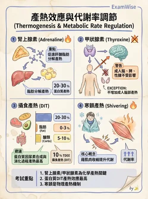 營養 - 內分泌與代謝生理學 - AI 圖文解析預覽