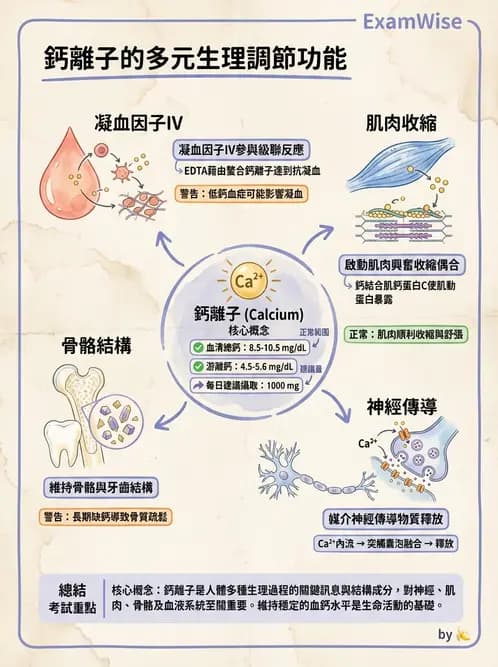 營養 - 巨量礦物質營養素 - AI 圖文解析預覽