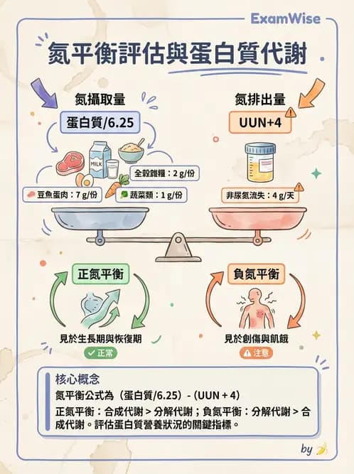 營養 - 生化指標與營養缺乏 - AI 圖文解析預覽
