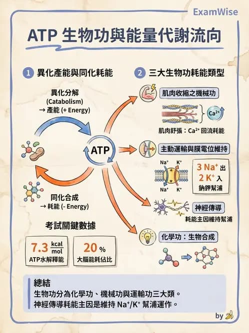 營養 - 能量代謝 - AI 圖文解析預覽