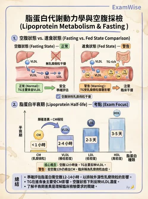營養 - 脂蛋白與膽固醇代謝 - AI 圖文解析預覽