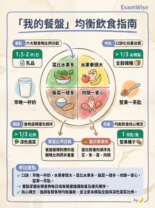 營養 - DRIs與飲食指南 - AI 圖文解析預覽