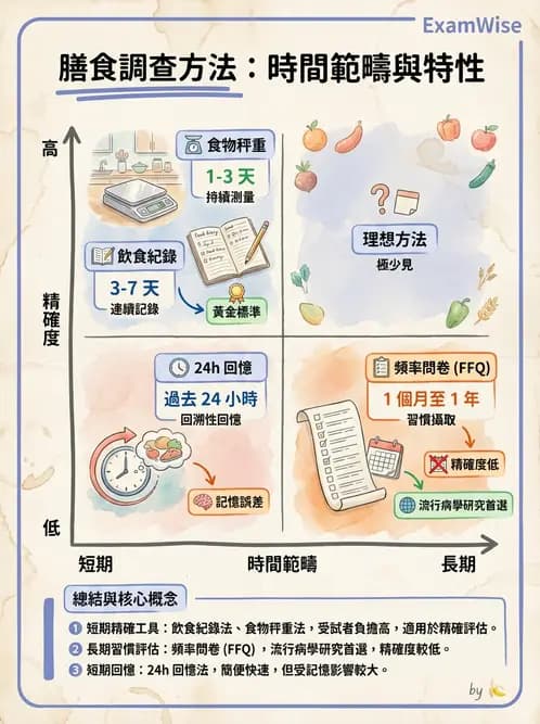 營養 - 膳食調查方法 - AI 圖文解析預覽