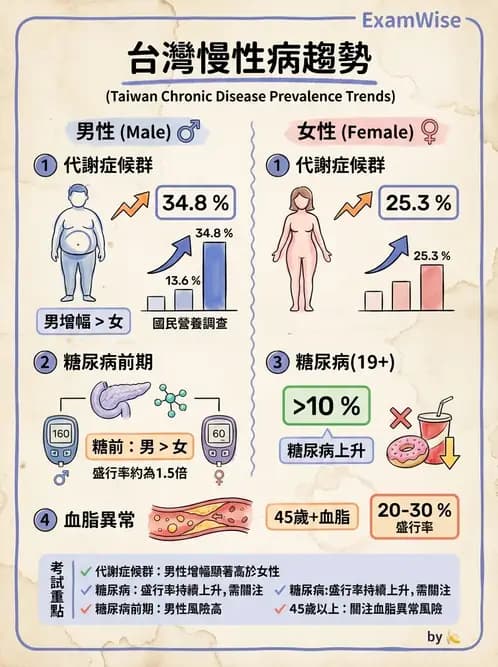 營養 - 國民營養現況與慢性病趨勢 - AI 圖文解析預覽