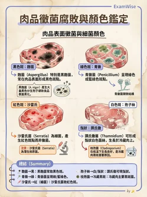 營養 - 食品腐敗微生物學 - AI 圖文解析預覽