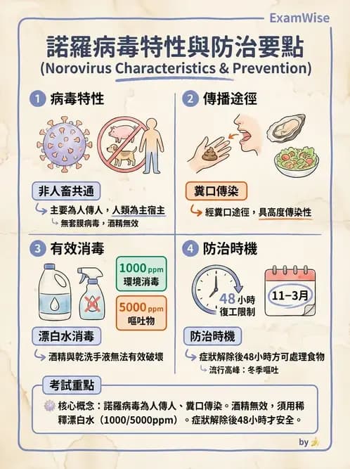 營養 - 食源性病原微生物 - AI 圖文解析預覽