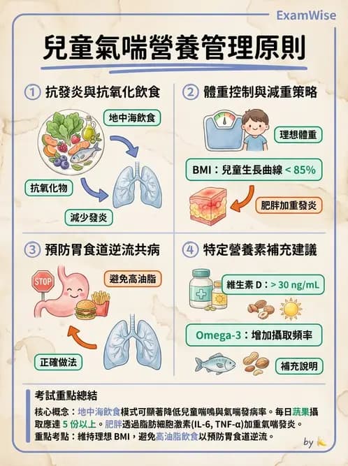 營養 - 呼吸系統疾病 - AI 圖文解析預覽
