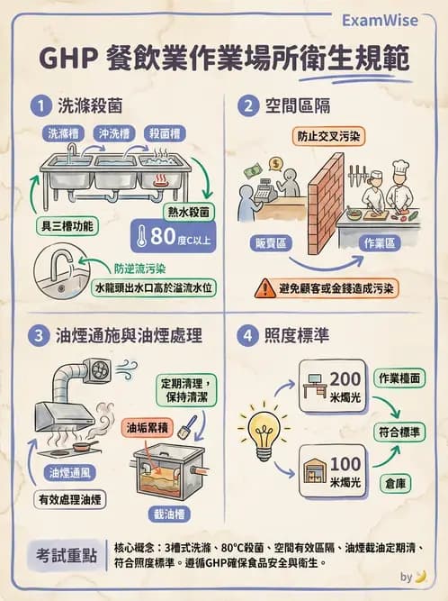營養 - 製程衛生規範、標示法規與供應管理 - AI 圖文解析預覽