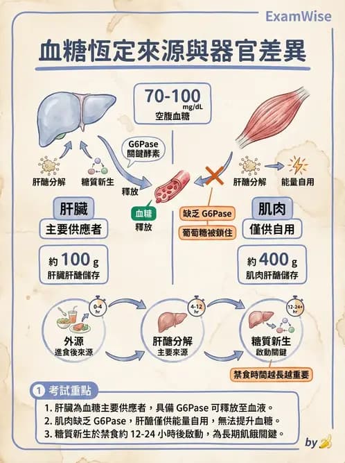 營養 - 醣類代謝 - AI 圖文解析預覽