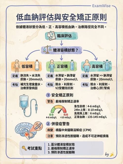 專師 - 鈉離子異常與SIADH - AI 圖文解析預覽