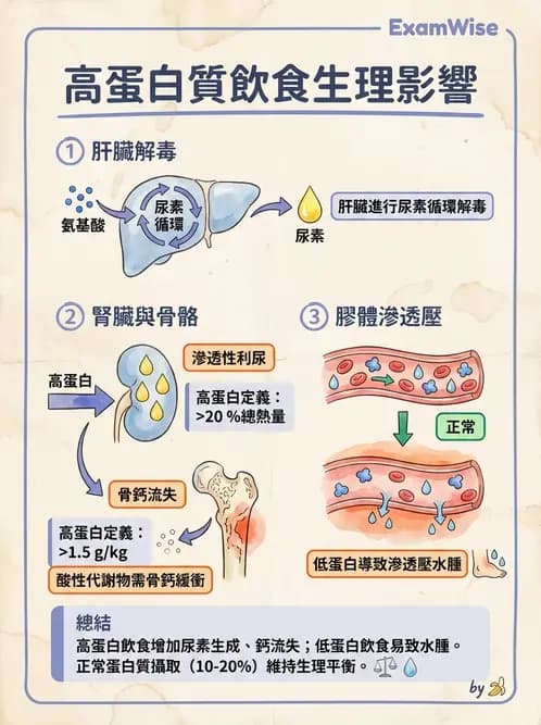 營養 - 蛋白質結構、功能與需求量 - AI 圖文解析預覽
