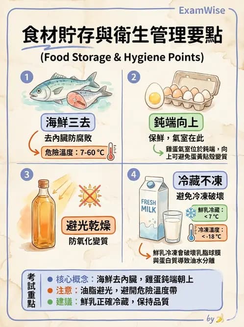 營養 - 庫房管理、食材貯存與盤點 - AI 圖文解析預覽