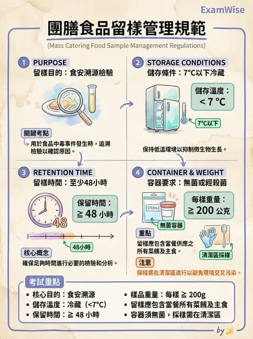 營養 - 製程衛生規範、標示法規與供應管理 - AI 圖文解析預覽