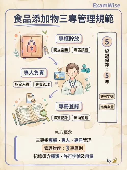 營養 - 製程衛生規範、標示法規與供應管理 - AI 圖文解析預覽