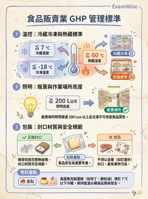 營養 - 食品安全衛生管理 - AI 圖文解析預覽
