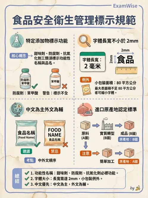 營養 - 食品標示與營養宣稱法規 - AI 圖文解析預覽