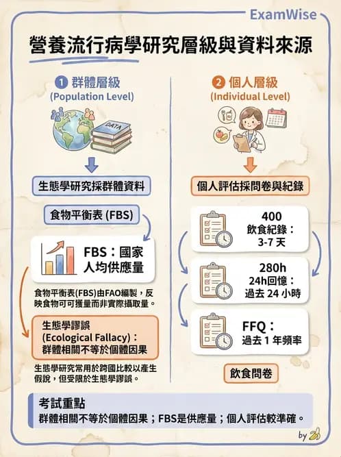 營養 - 流行病學與生物統計 - AI 圖文解析預覽