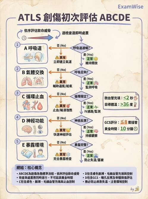 專師 - 創傷初評與呼吸道 - AI 圖文解析預覽