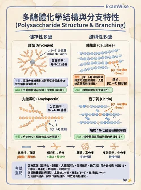 營養 - 醣類代謝 - AI 圖文解析預覽