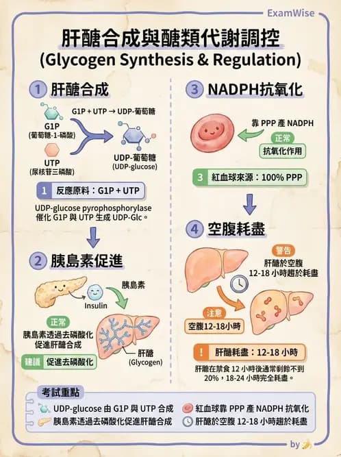 營養 - 醣類代謝 - AI 圖文解析預覽