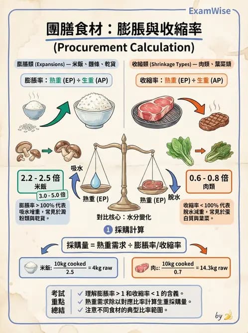營養 - 食材用量計算與食物代換 - AI 圖文解析預覽
