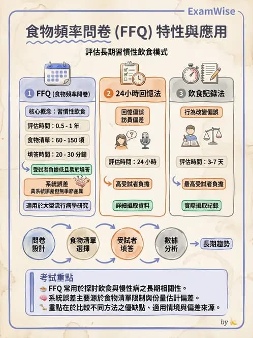 營養 - 膳食調查方法 - AI 圖文解析預覽