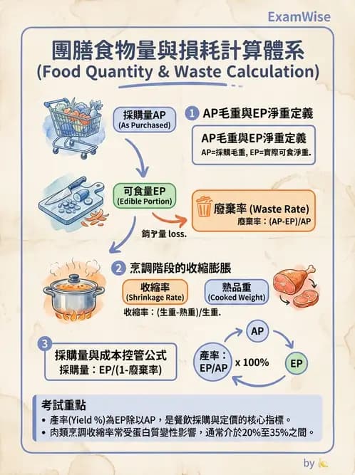 營養 - 食材用量計算與食物代換 - AI 圖文解析預覽