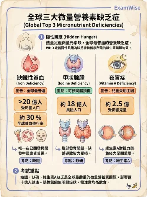 營養 - 國際營養議題與糧食安全 - AI 圖文解析預覽