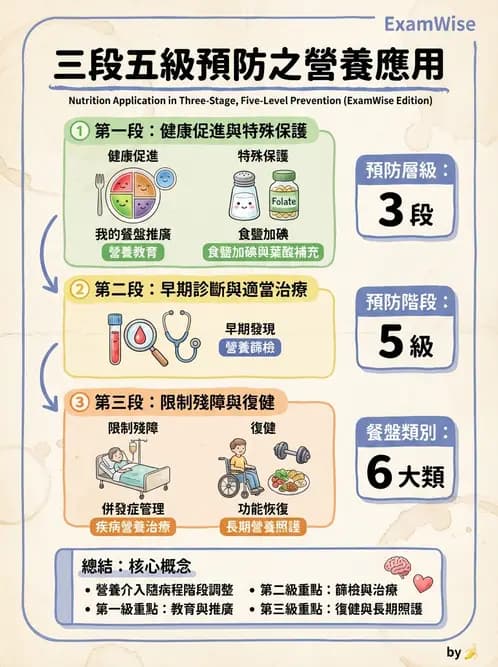 營養 - 公共衛生概論與預防醫學 - AI 圖文解析預覽