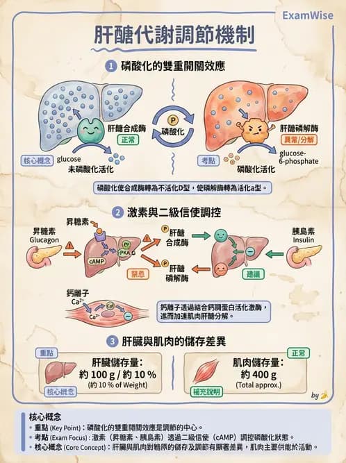 營養 - 醣類代謝 - AI 圖文解析預覽
