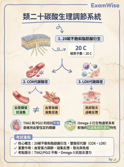 營養 - 脂肪酸種類與必需脂肪酸 - AI 圖文解析預覽