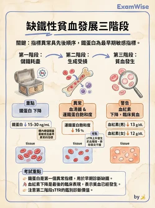營養 - 生化指標與營養缺乏 - AI 圖文解析預覽