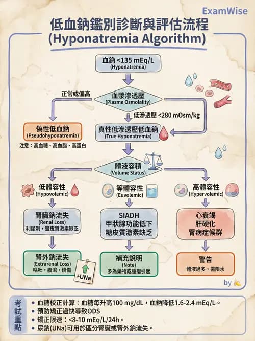 專師 - 鈉離子異常與SIADH - AI 圖文解析預覽