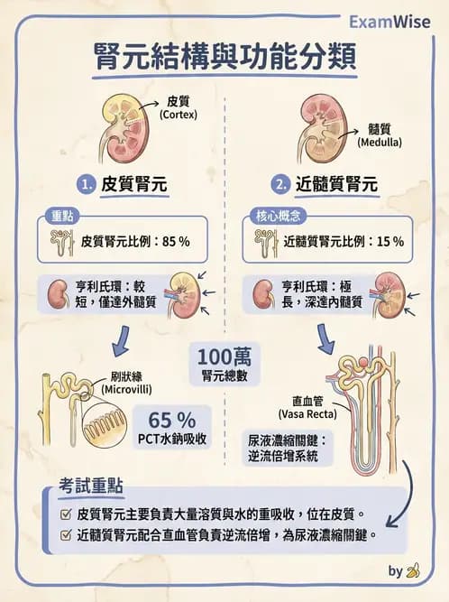 營養 - 腎臟與泌尿生理學 - AI 圖文解析預覽