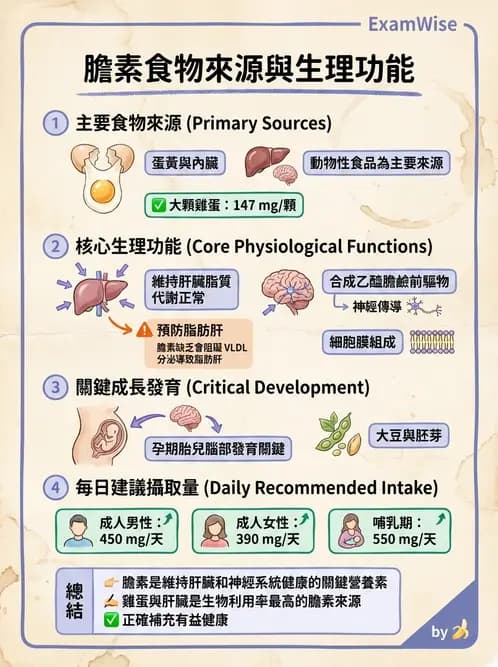 營養 - 維生素C與其他水溶性維生素 - AI 圖文解析預覽