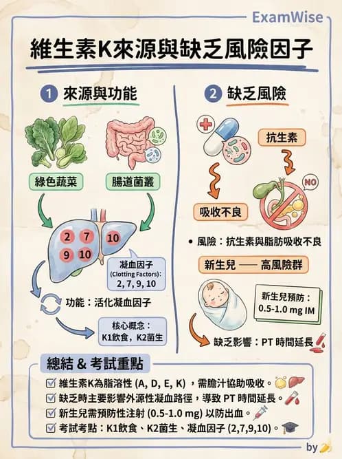 營養 - 維生素K - AI 圖文解析預覽