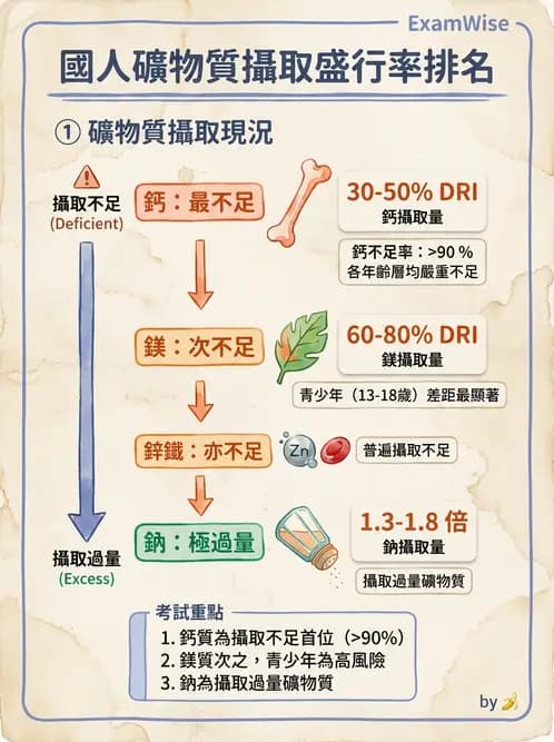 營養 - 巨量礦物質營養素 - AI 圖文解析預覽