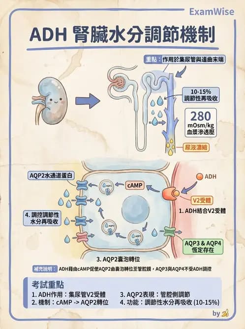 營養 - 腎臟與泌尿生理學 - AI 圖文解析預覽