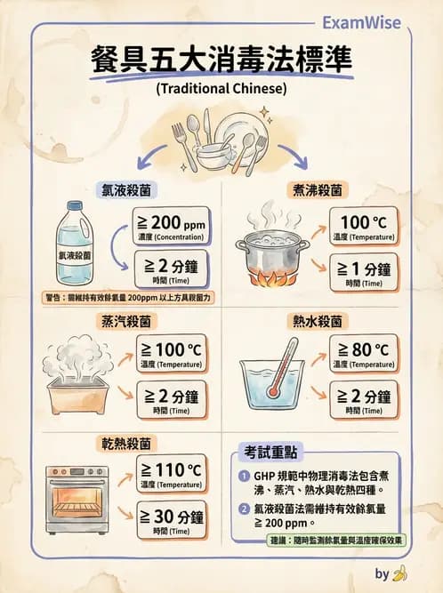 營養 - 食品安全衛生管理 - AI 圖文解析預覽