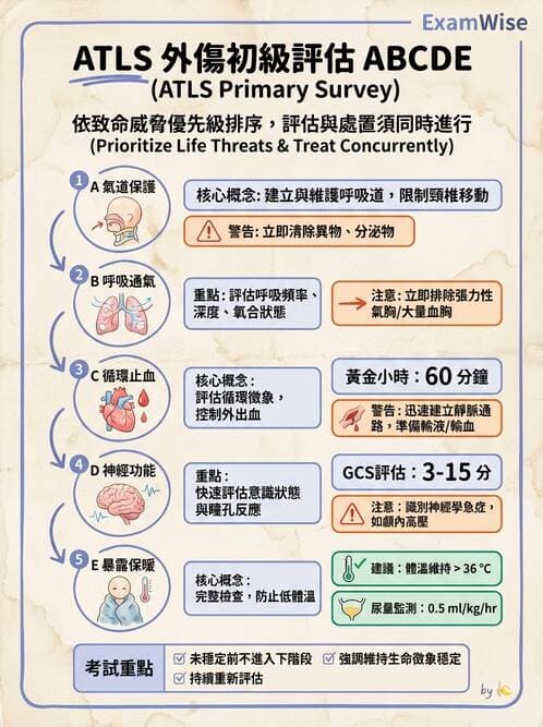 專師 - 創傷初評與呼吸道 - AI 圖文解析預覽