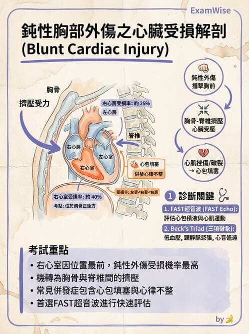 專師 - 胸腹部創傷 - AI 圖文解析預覽