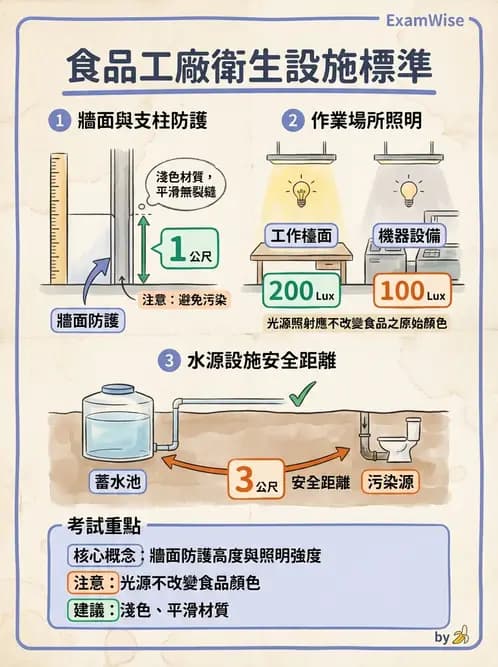 營養 - 餐飲場所設施與食材管理 - AI 圖文解析預覽